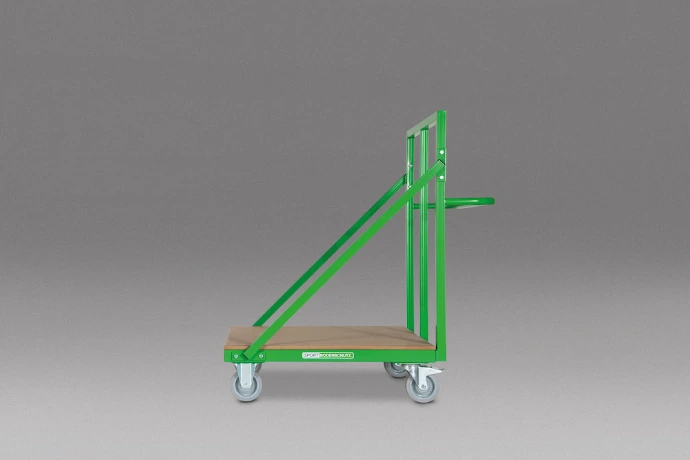 Mattenwagen 1/1 m Seitenansicht