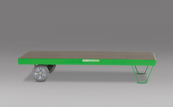 Rollplatte flach ohne Beladung